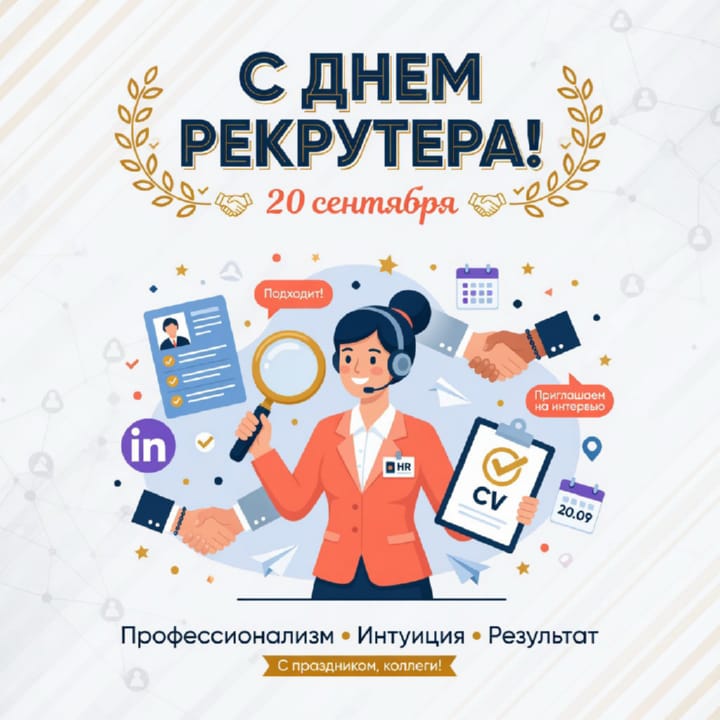 день рекрутера России, открытка №34