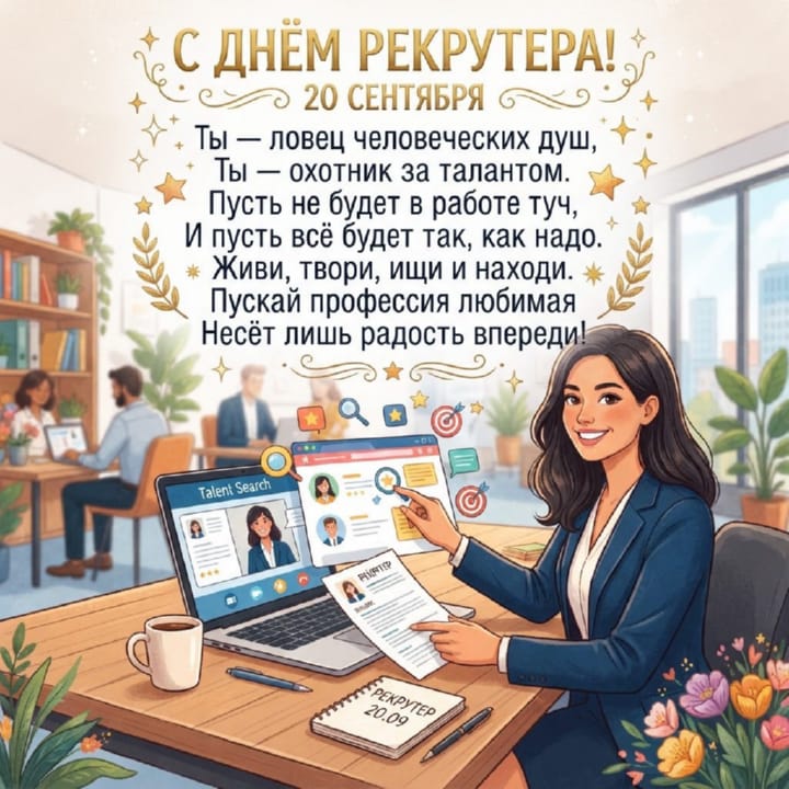 день рекрутера России, открытка №38