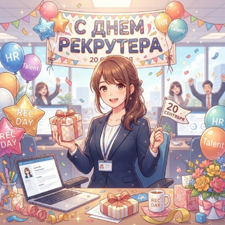 день рекрутера России, открытка №41