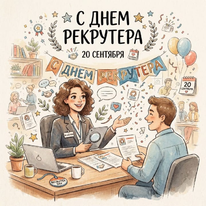 день рекрутера России, открытка №45