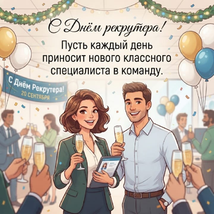 день рекрутера России, открытка №47
