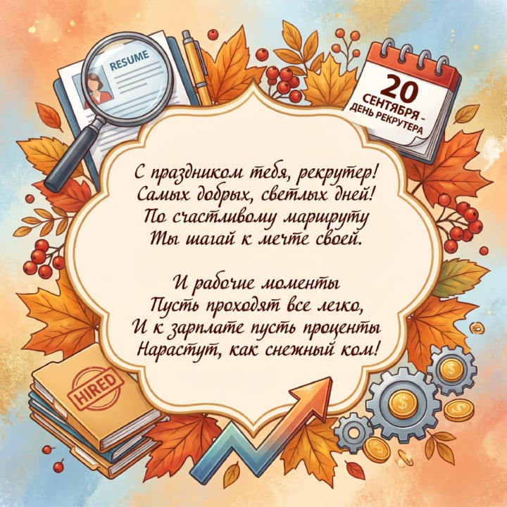 день рекрутера России, открытка №49