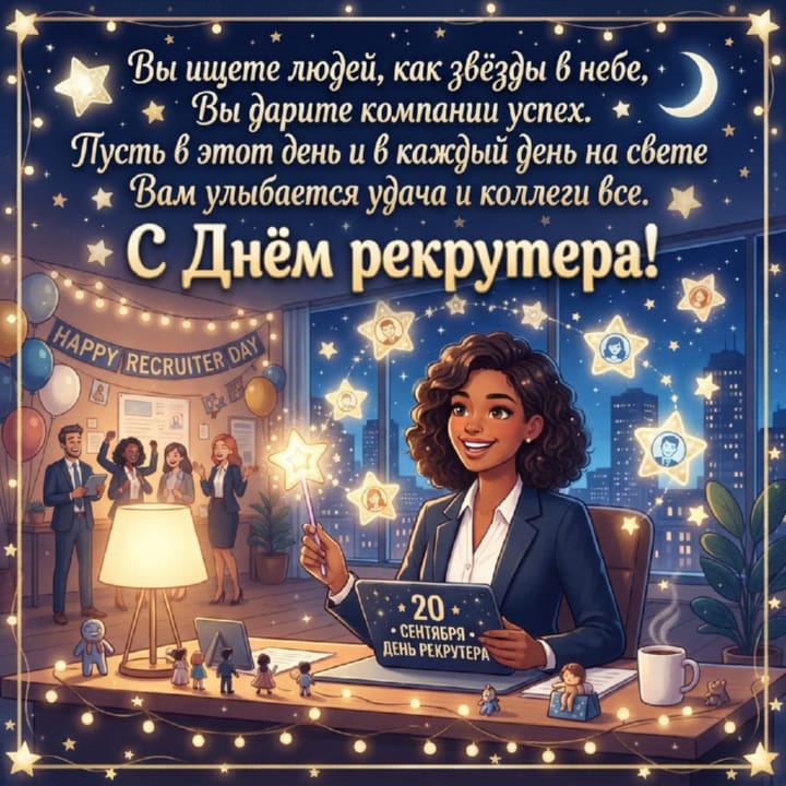 день рекрутера России, открытка №5