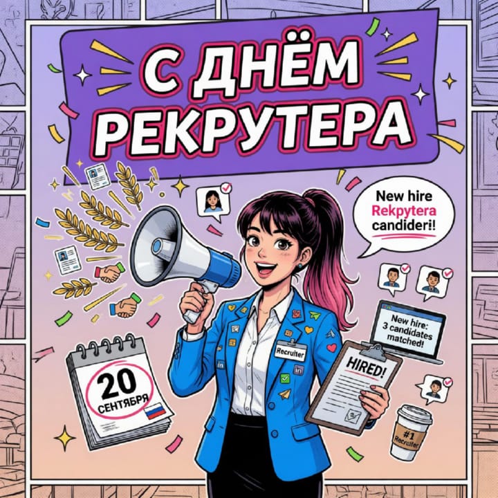 день рекрутера России, открытка №52