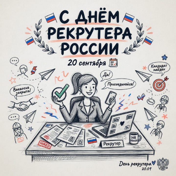 день рекрутера России, открытка №56