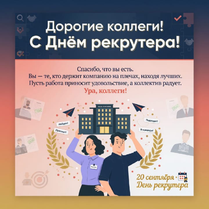 день рекрутера России, открытка №61