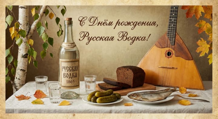 день рождения русской водки, открытка №14