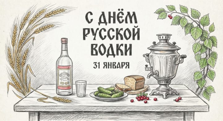 день рождения русской водки, открытка №21