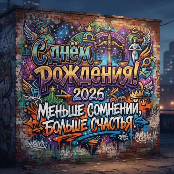 с днем рождения Весам, открытка №5