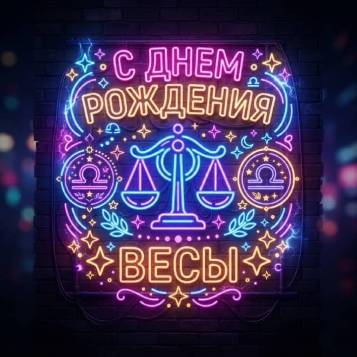 с днем рождения Весам, открытка №44