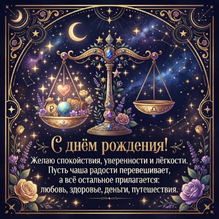 с днем рождения Весам, открытка №50
