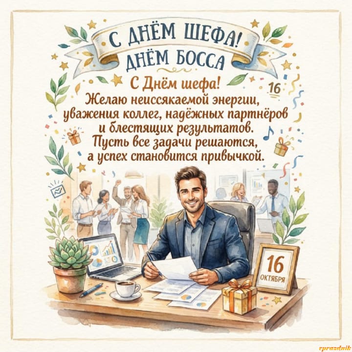 День Шефа, открытка №5