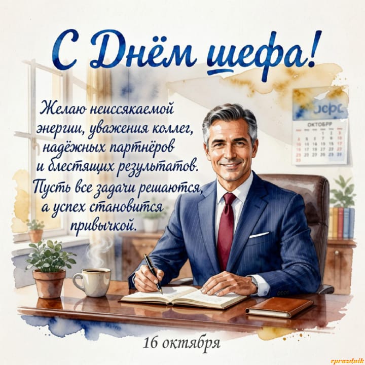 День Шефа, открытка №18