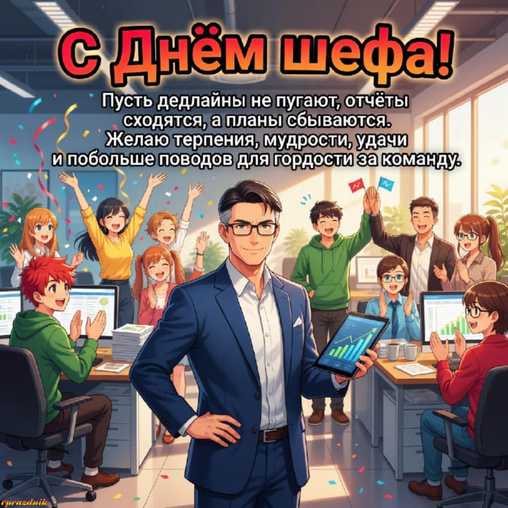 День Шефа, открытка №19