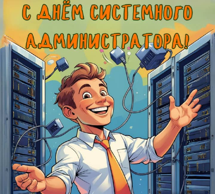 день системного администратора, открытка №8