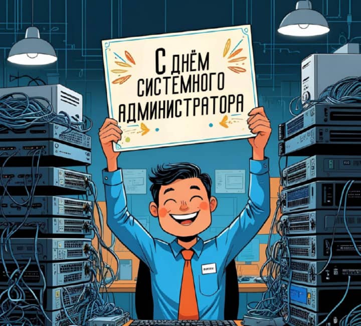 день системного администратора, открытка №9