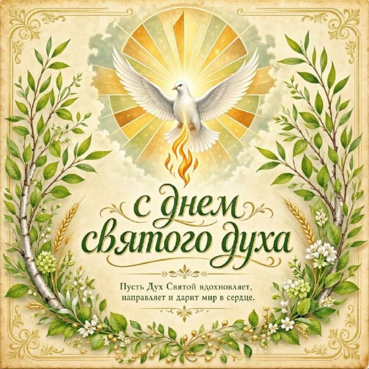 день Святого Духа, открытка №13