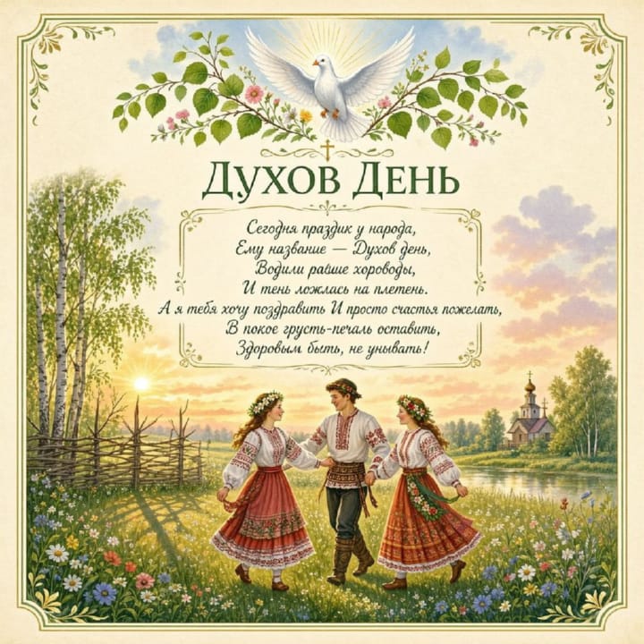 день Святого Духа, открытка №15