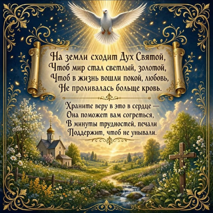 день Святого Духа, открытка №16