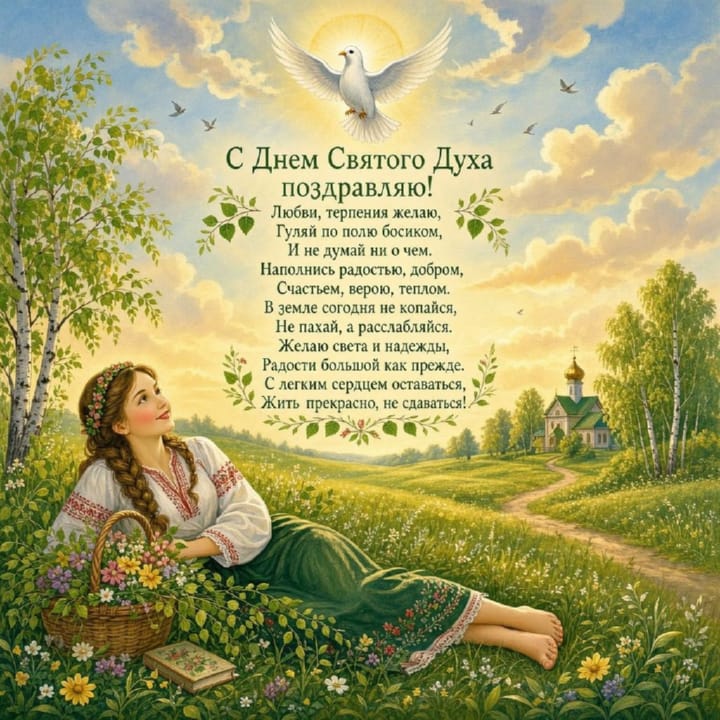 день Святого Духа, открытка №17