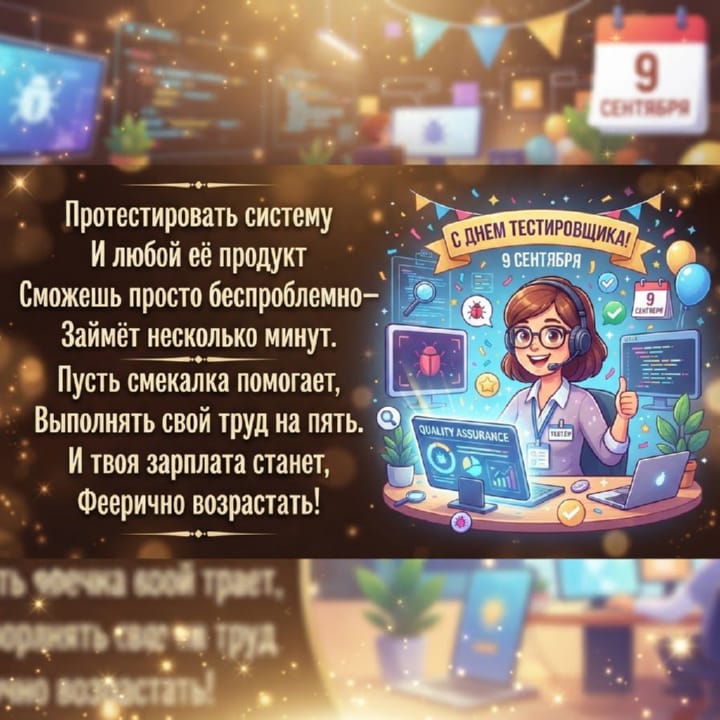 день тестировщика, открытка №11