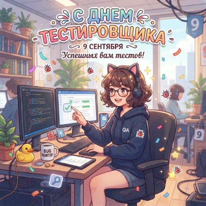 день тестировщика, открытка №19