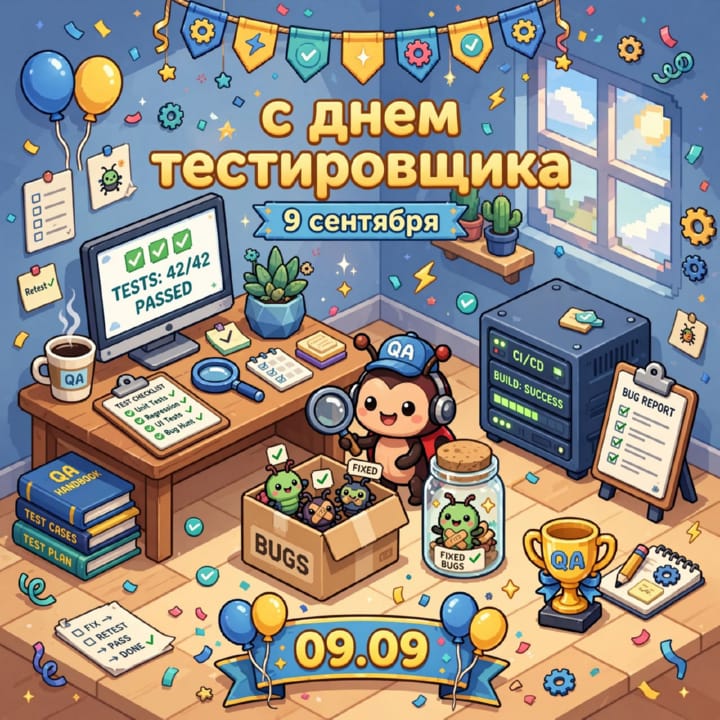 день тестировщика, открытка №23