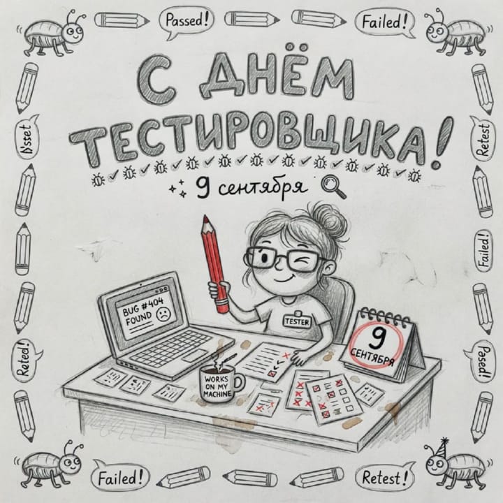 день тестировщика, открытка №27