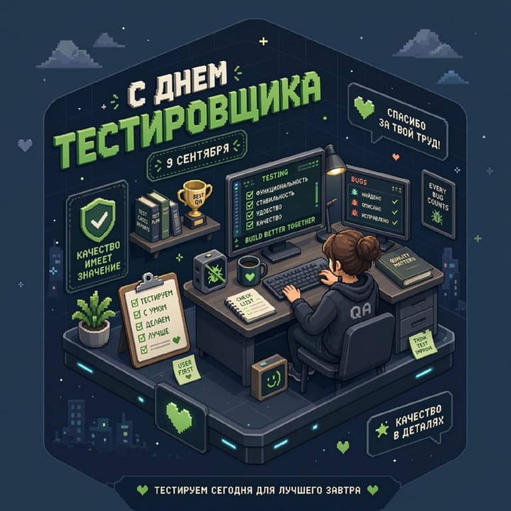 день тестировщика, открытка №30