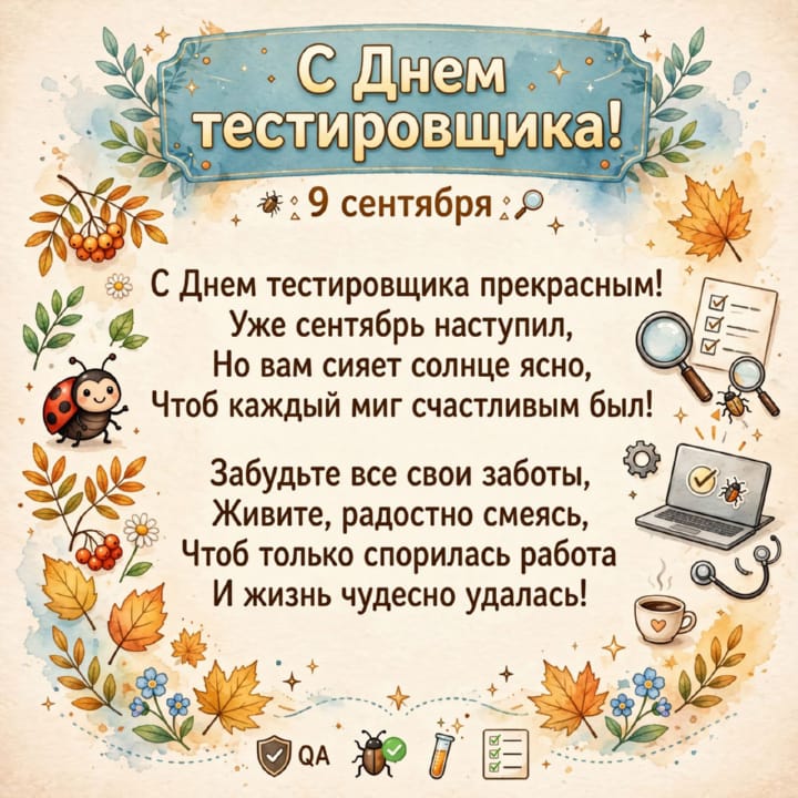 день тестировщика, открытка №31