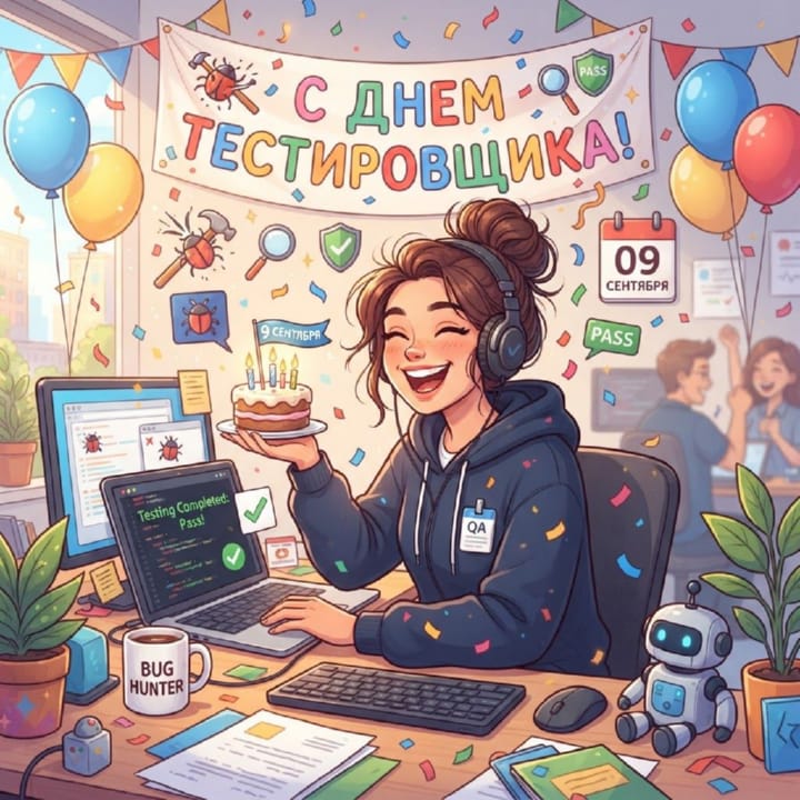 день тестировщика, открытка №41