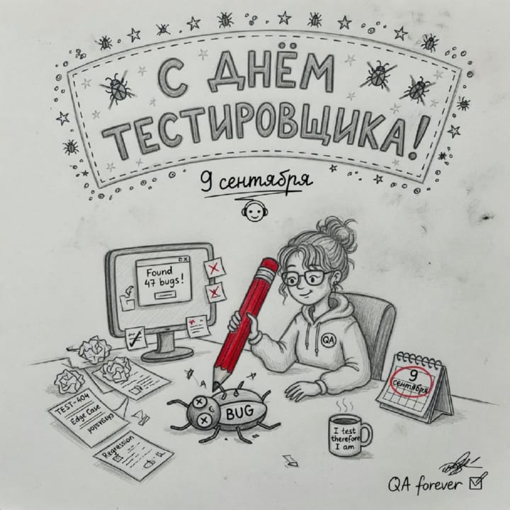 день тестировщика, открытка №43