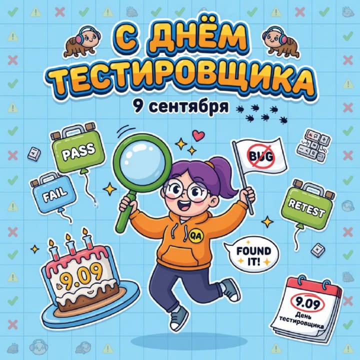 день тестировщика, открытка №44