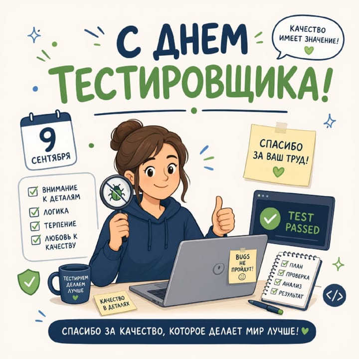 день тестировщика, открытка №45
