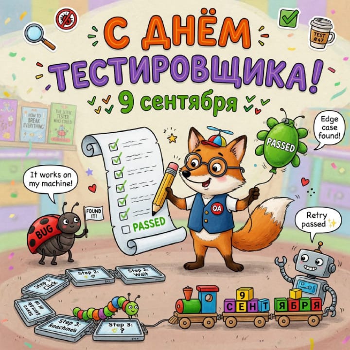 день тестировщика, открытка №5