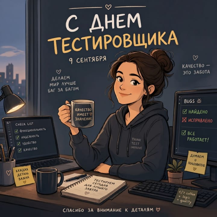 день тестировщика, открытка №50