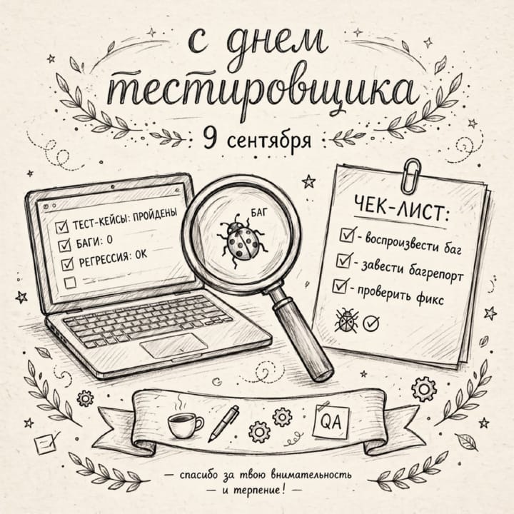 день тестировщика, открытка №52