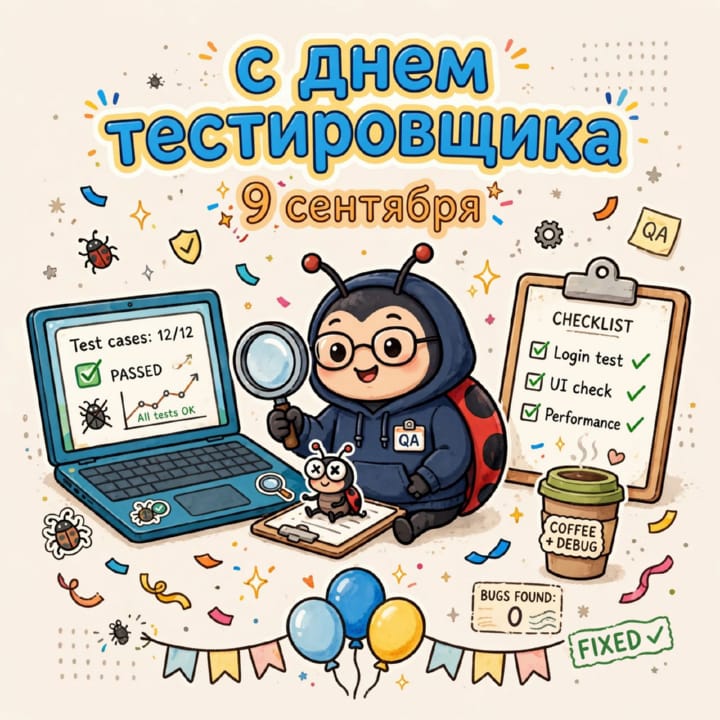 день тестировщика, открытка №53