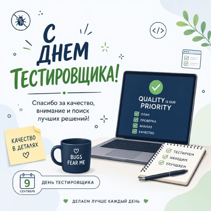 день тестировщика, открытка №57