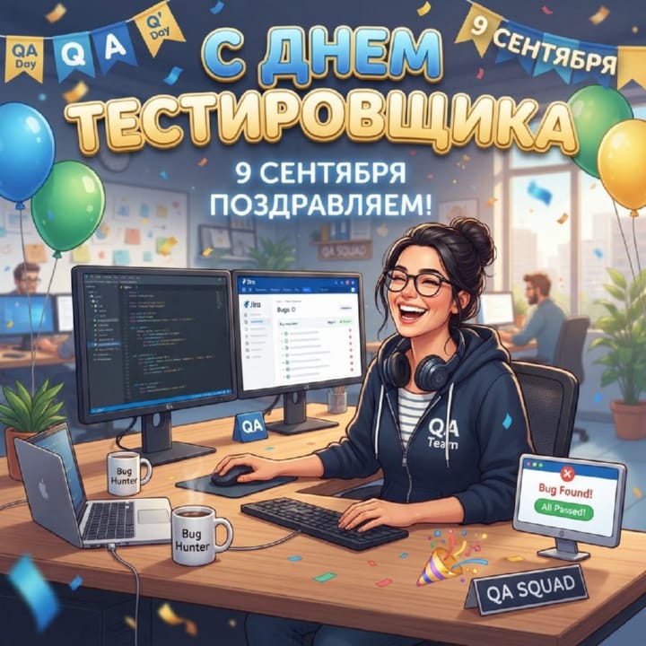 день тестировщика, открытка №59