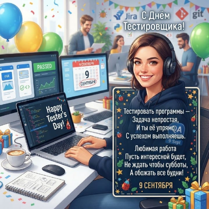 день тестировщика, открытка №61