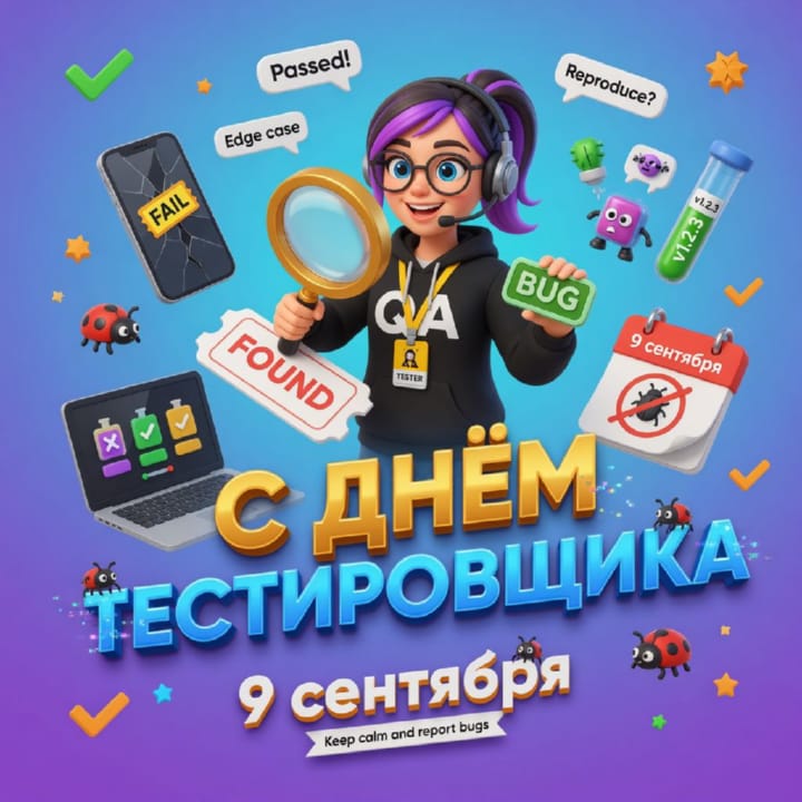 день тестировщика, открытка №65