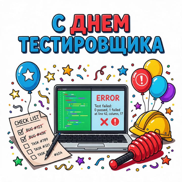 день тестировщика, открытка №71