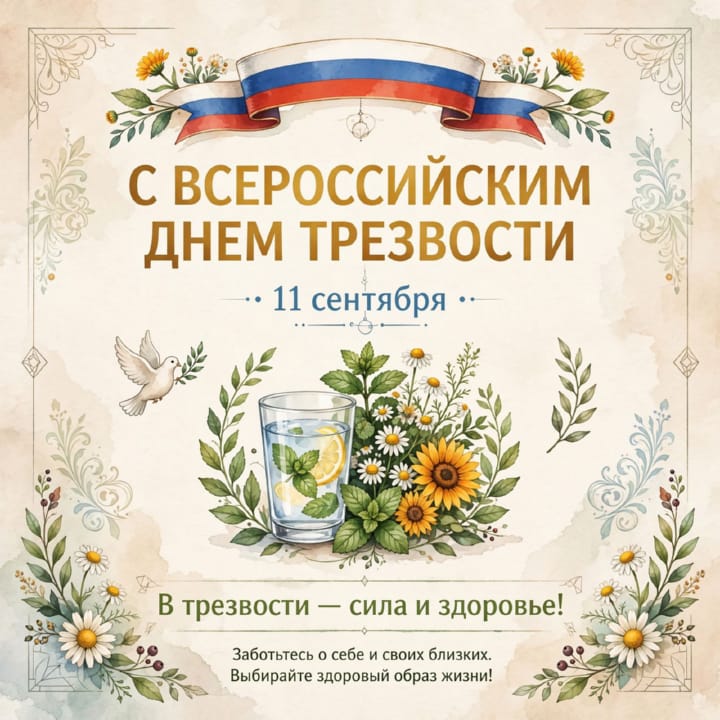 день трезвости, открытка №1