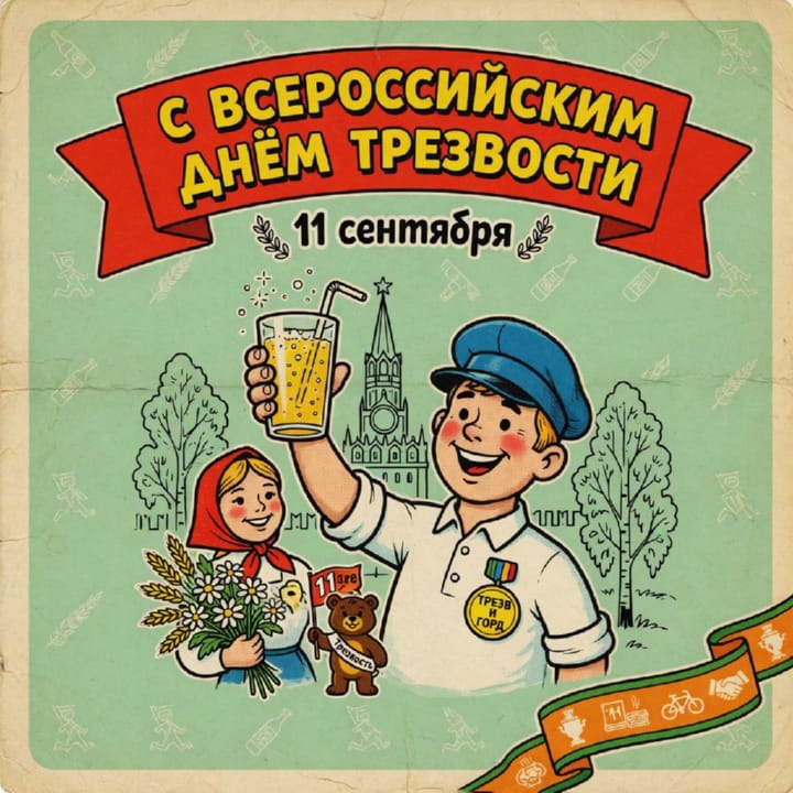 день трезвости, открытка №14