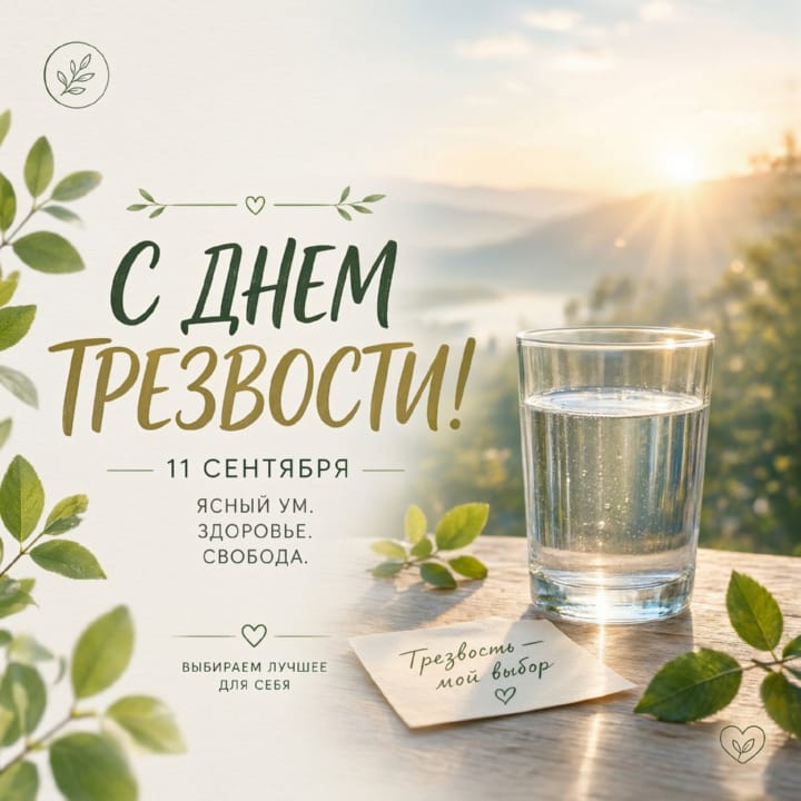 день трезвости, открытка №23