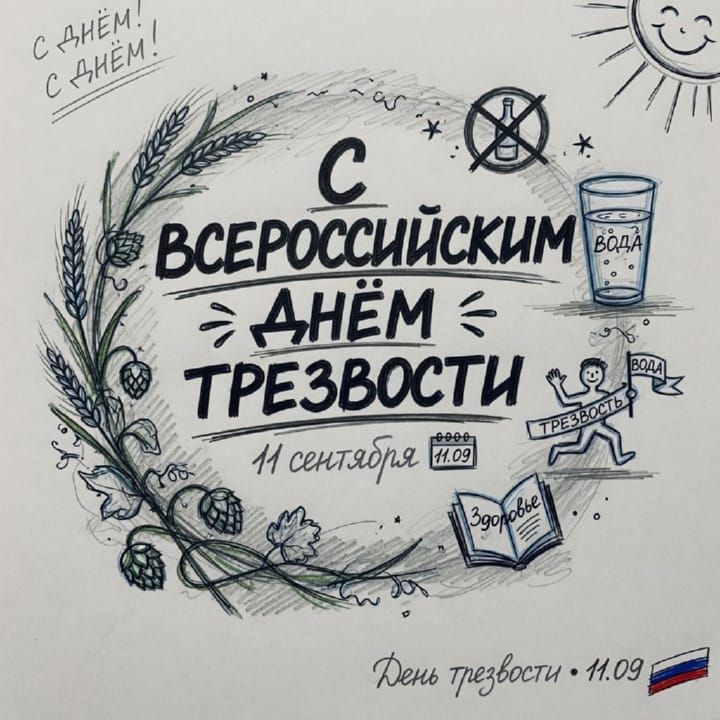 день трезвости, открытка №32