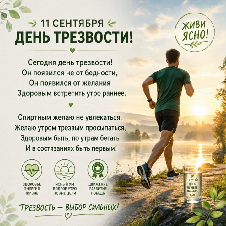 день трезвости, открытка №35