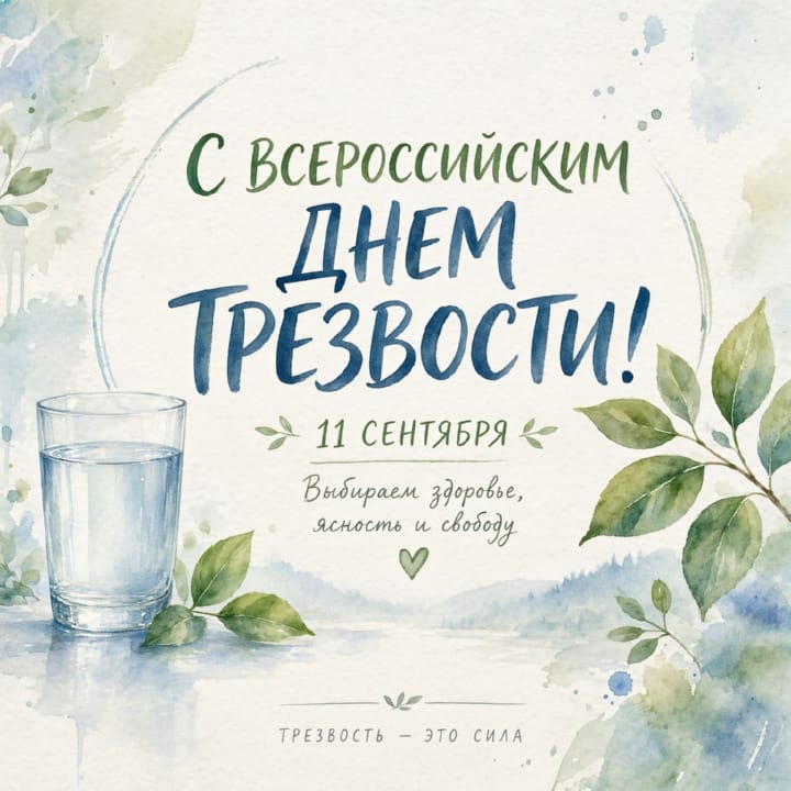 день трезвости, открытка №36