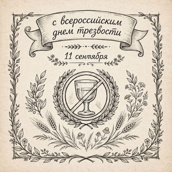 день трезвости, открытка №39
